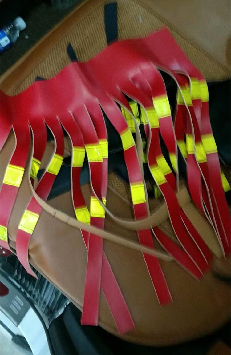 解放欧曼乘龙德龙大货车卡车用品漂亮装饰脚踏板挂穗穗飘絮吊穗绿