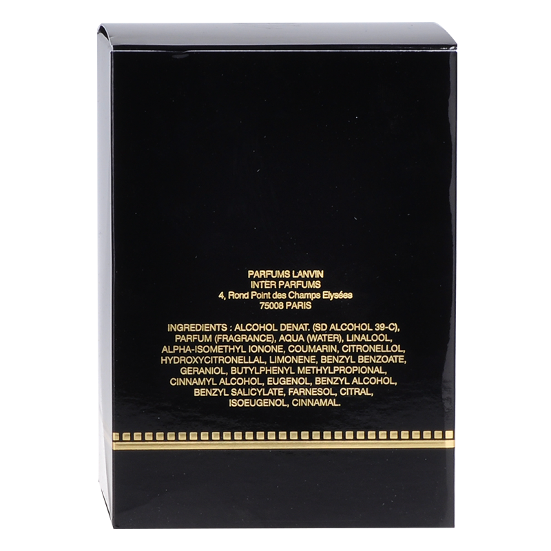 lanvin浪凡男士香水女士香水 纳达尔同名男士香水edt 100ml