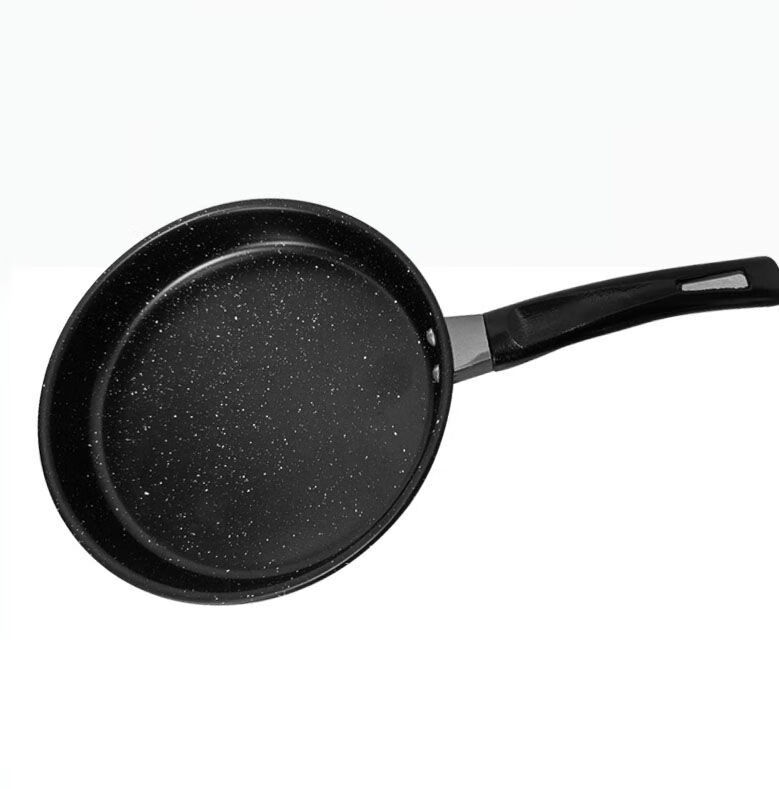 麦饭石平底煎锅家用煎锅多功能平底锅摊煎饼煎蛋煎牛排锅推荐款30厘米