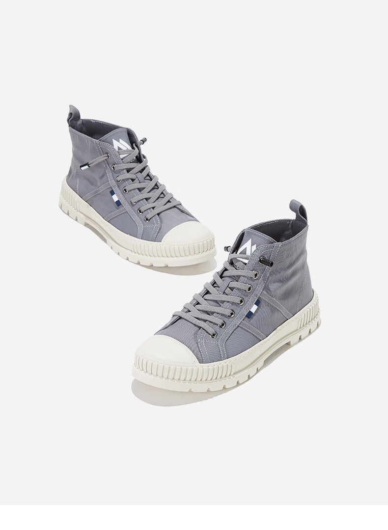 热风帆布鞋男士时尚百搭板鞋高帮休闲鞋男鞋 10橙色 41正码