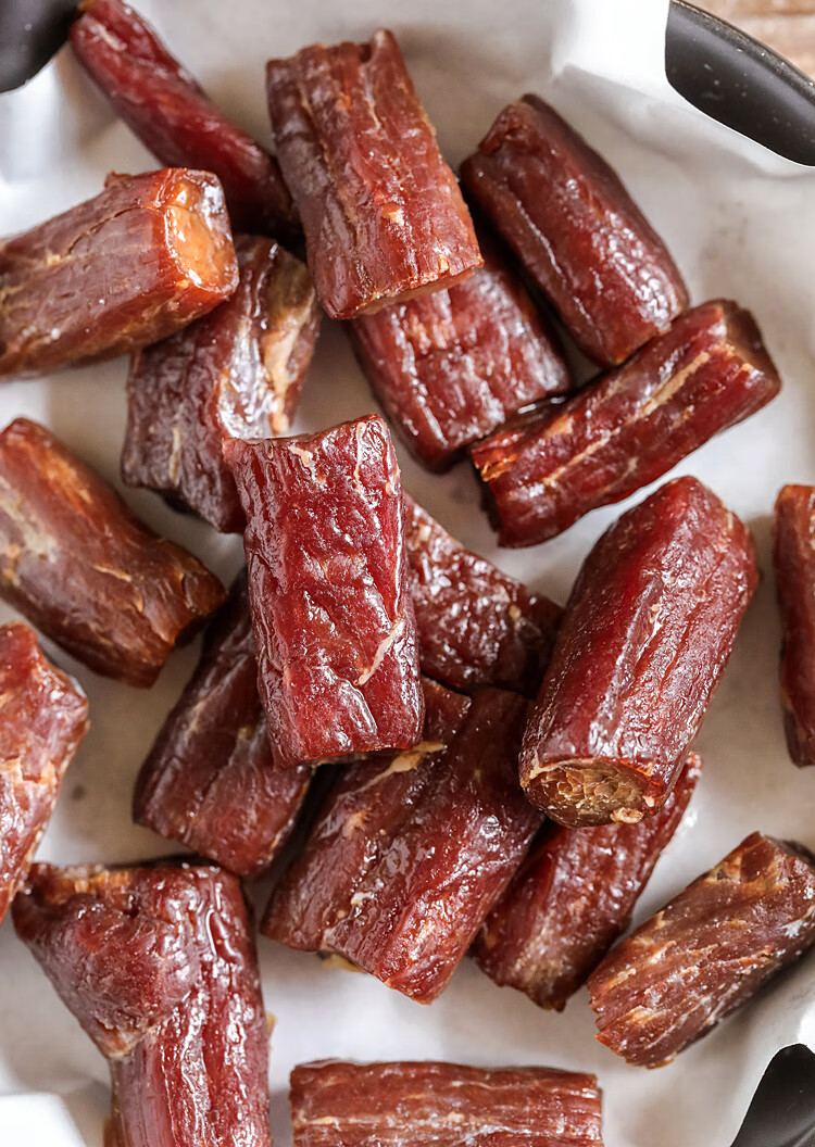 云南香格里拉耗牛肉干 风干粒 内蒙古草原干 好 加点盐就够了 100g