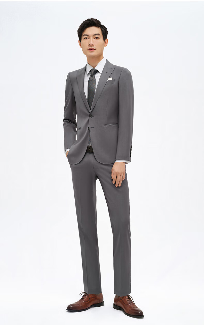 kaltendin/卡尔丹顿男士西装外套中年商务正装婚礼宴会西服上衣 d5