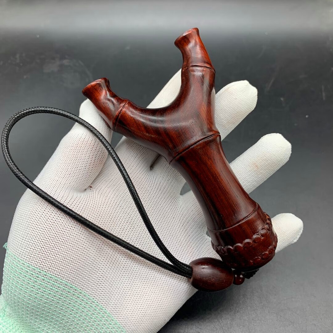 弹弓大全户外竞技比赛专用弓狩猎玩具 紫檀200钢珠5付皮筋胶带一卷