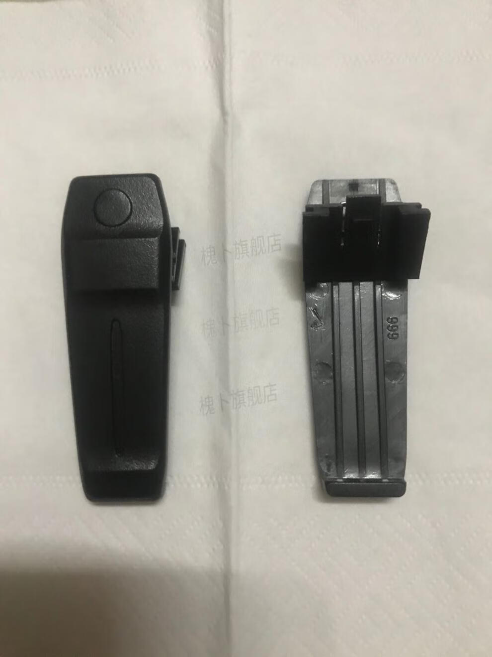 便利店收银台烟酒柜组合 对讲机配件通用型卡扣式背夹扣子卡槽子皮带