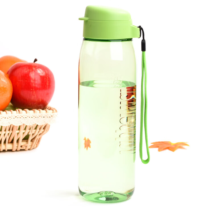 大容量水杯塑料便携防漏运动乐活随心杯学生杯子 750ml都市灰-带防伪