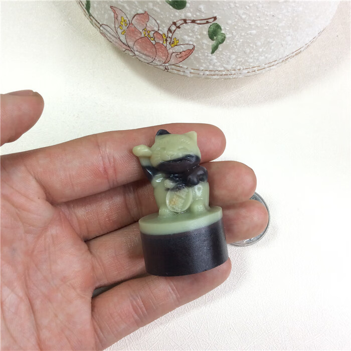 紫袍玉带石小摆件印章石练习章料篆刻书画姓名印石料俏色章料【图片