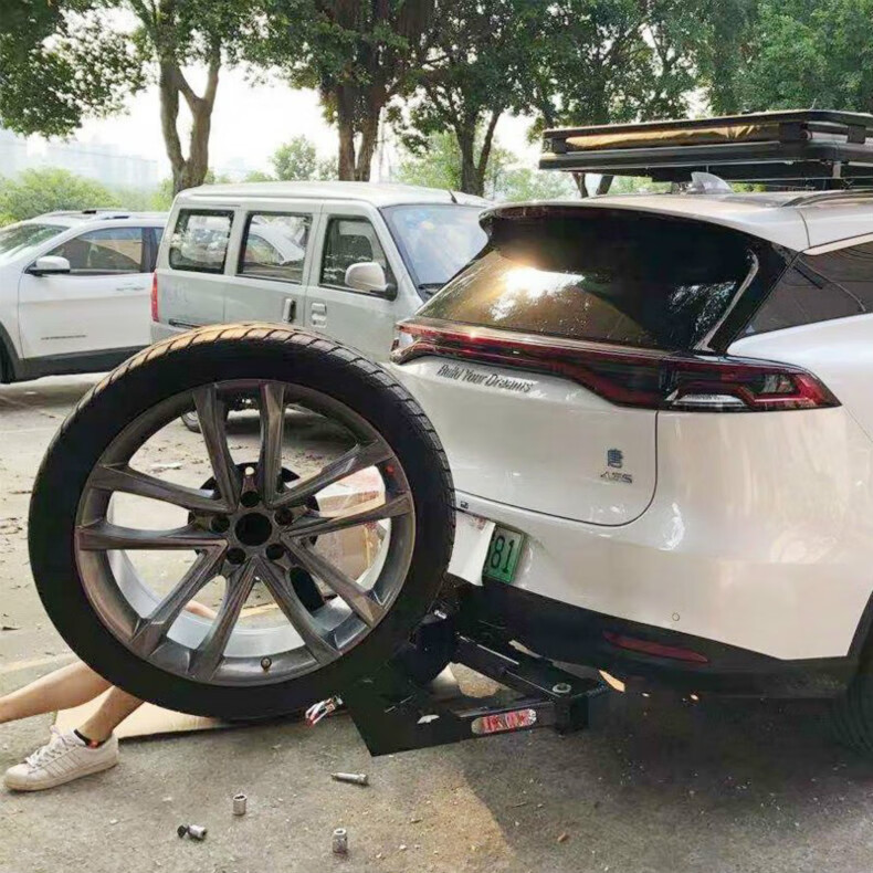 比亚迪唐dm二代备胎架改装背架拖车钩改装房车拖球 流氓钩方口杠 唐二