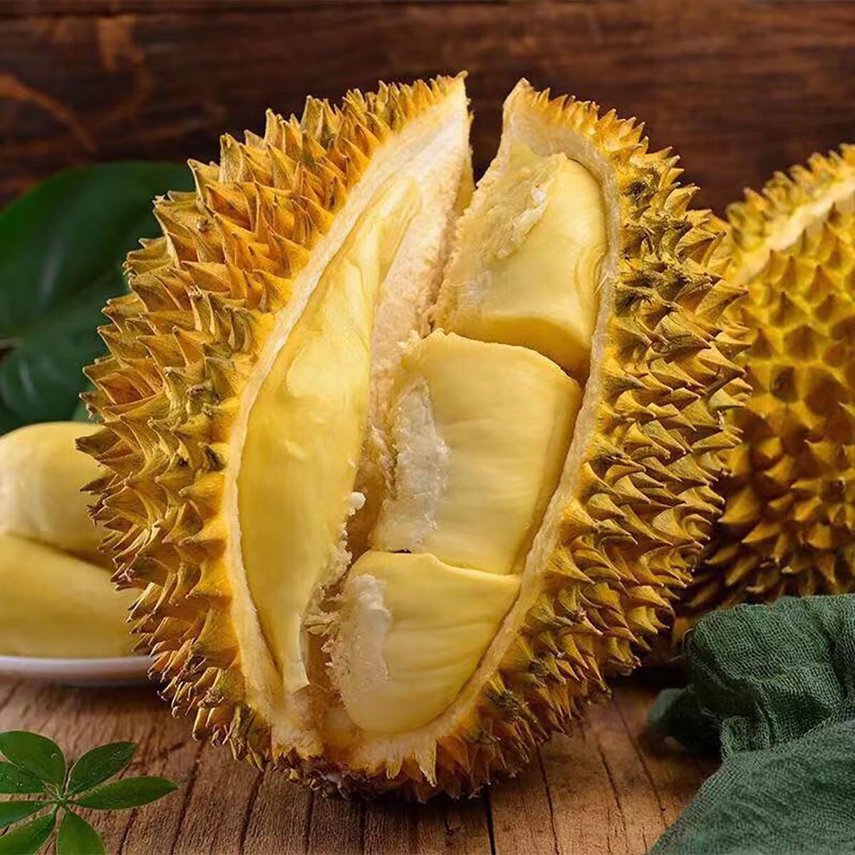 猫山金枕榴莲新鲜水果应季带壳金枕巴掌榴莲肉2-10斤 (泰国榴莲)单果4