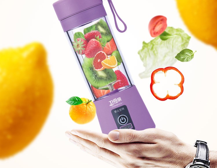 卫尚泉(wsq)电动榨汁杯 户外随行果汁杯小巧便捷式榨汁机送朋友家人