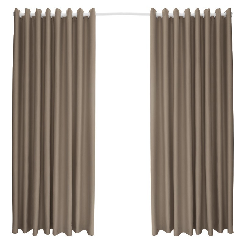 戴菲儿员工宿舍窗帘遮光帘咖啡色