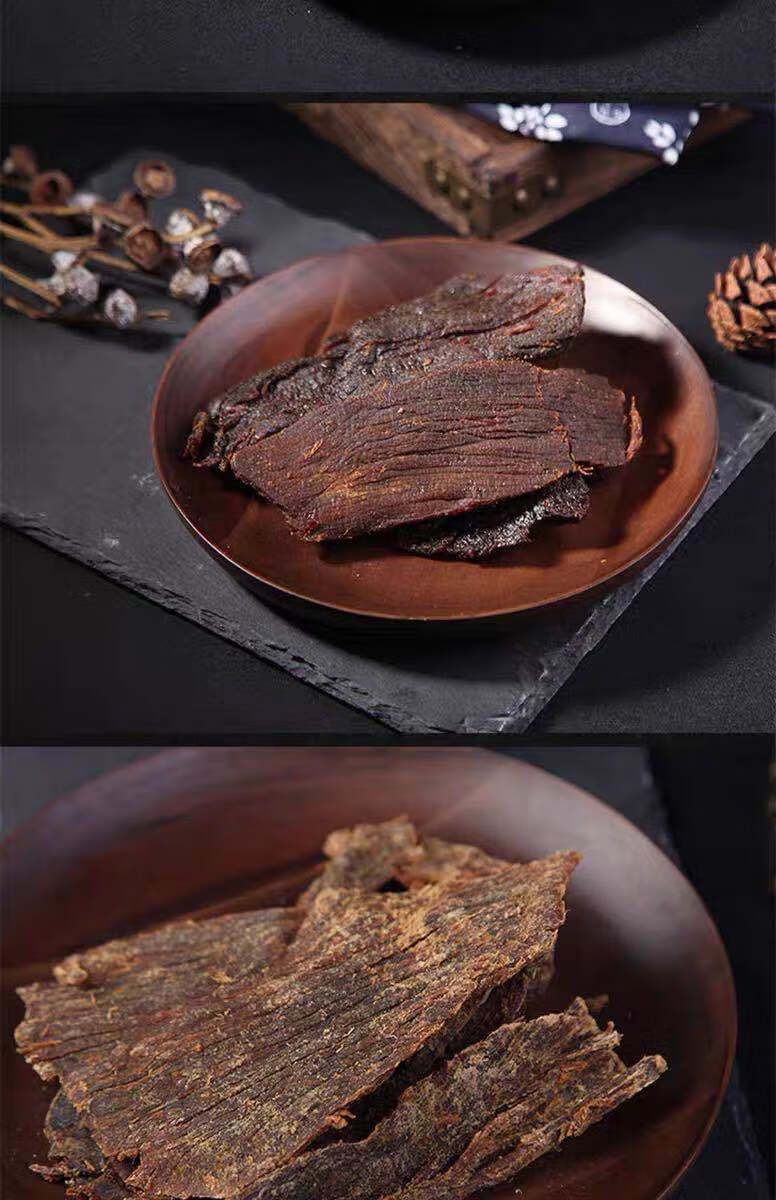 浙佳牛温州手撕湖岭牛肉干办公零食小吃连桶500克大片五香不干不湿