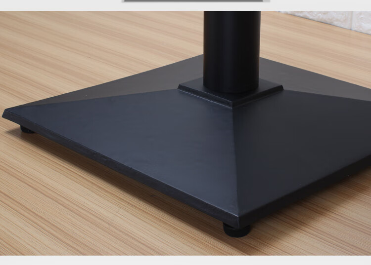 定制不锈钢铁艺餐桌脚支架大理石岩板金属底座圆桌餐台茶几桌腿 玫瑰