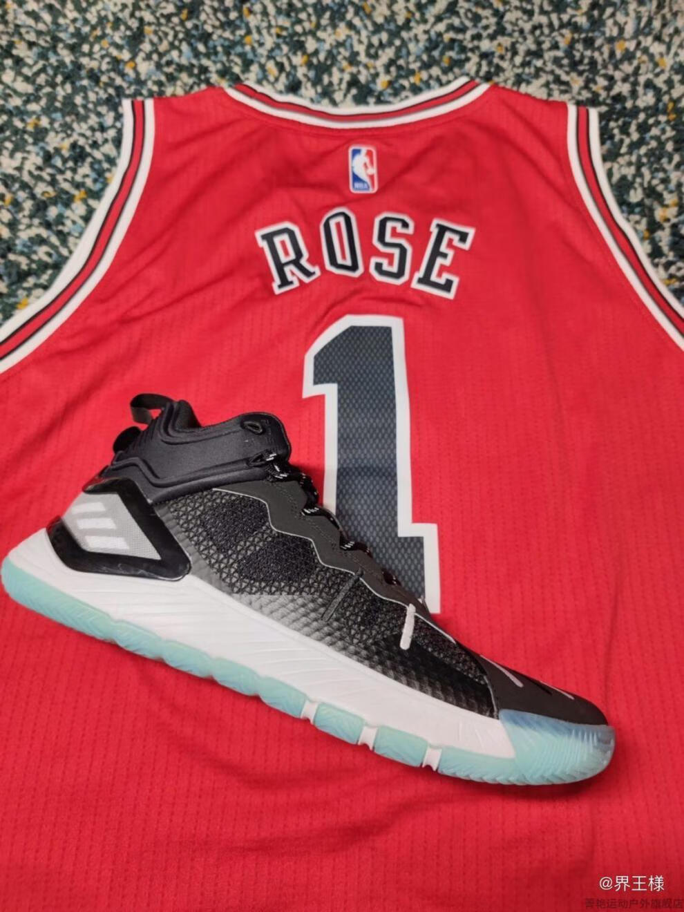 罗斯12代芝加哥风城之子薄荷绿实战篮球鞋男孩1215岁薄荷425袜子手环