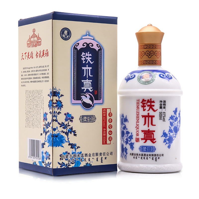 铁木真白酒内蒙古特产高度白酒整箱清香型粮食42度黄金家族500ml6瓶