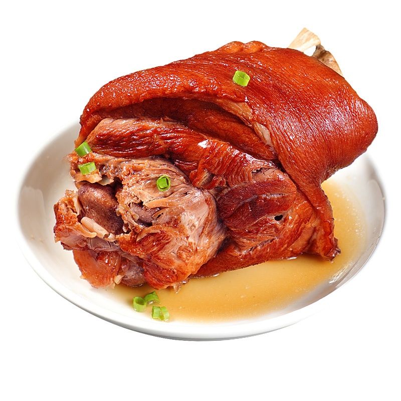 百亿补贴整个猪肘子2斤卤猪蹄膀酱肘子五香肉类熟食卤味脱骨肘子肉150