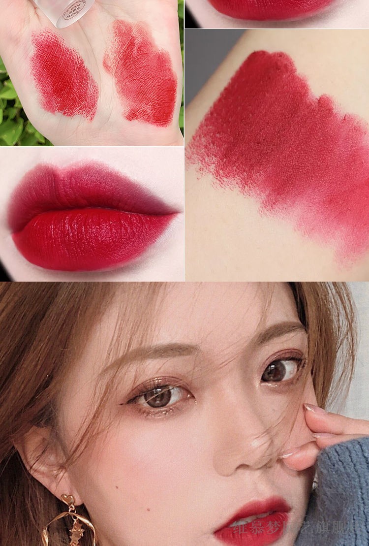 超火小冰块哑光口红小众品牌平价女学生款不易掉色适合素颜的口红45