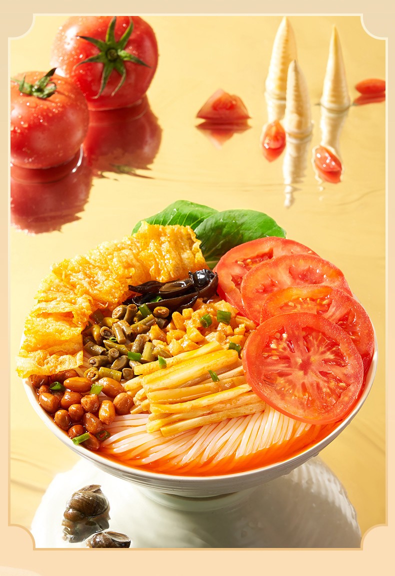 螺霸王番茄味螺蛳粉306g*5袋装网红广西柳州特产螺狮粉螺丝方便速食