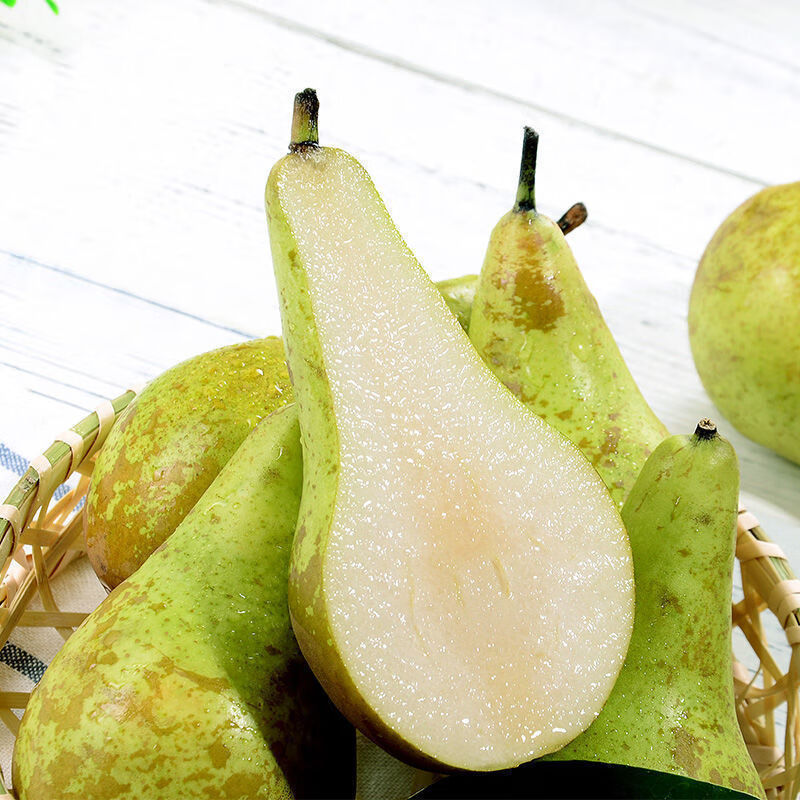 适用于预售顺丰速达比利时青啤梨软糯多汁清甜梨子新鲜当季水果啤梨9