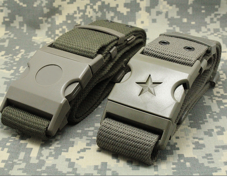 户外07编织外腰带军迷战术多功能作训腰带军训皮带 【大号125cm】