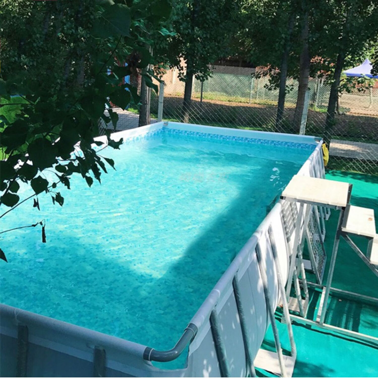 知鹿大型儿童游泳池家用加厚别墅泳池超大号室外支架水池户外鱼池 2.