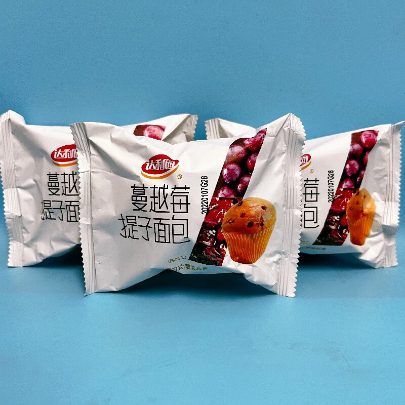 达利园蔓越莓提子面包320g学生营养早餐糕点心休闲散装口袋零食 320g
