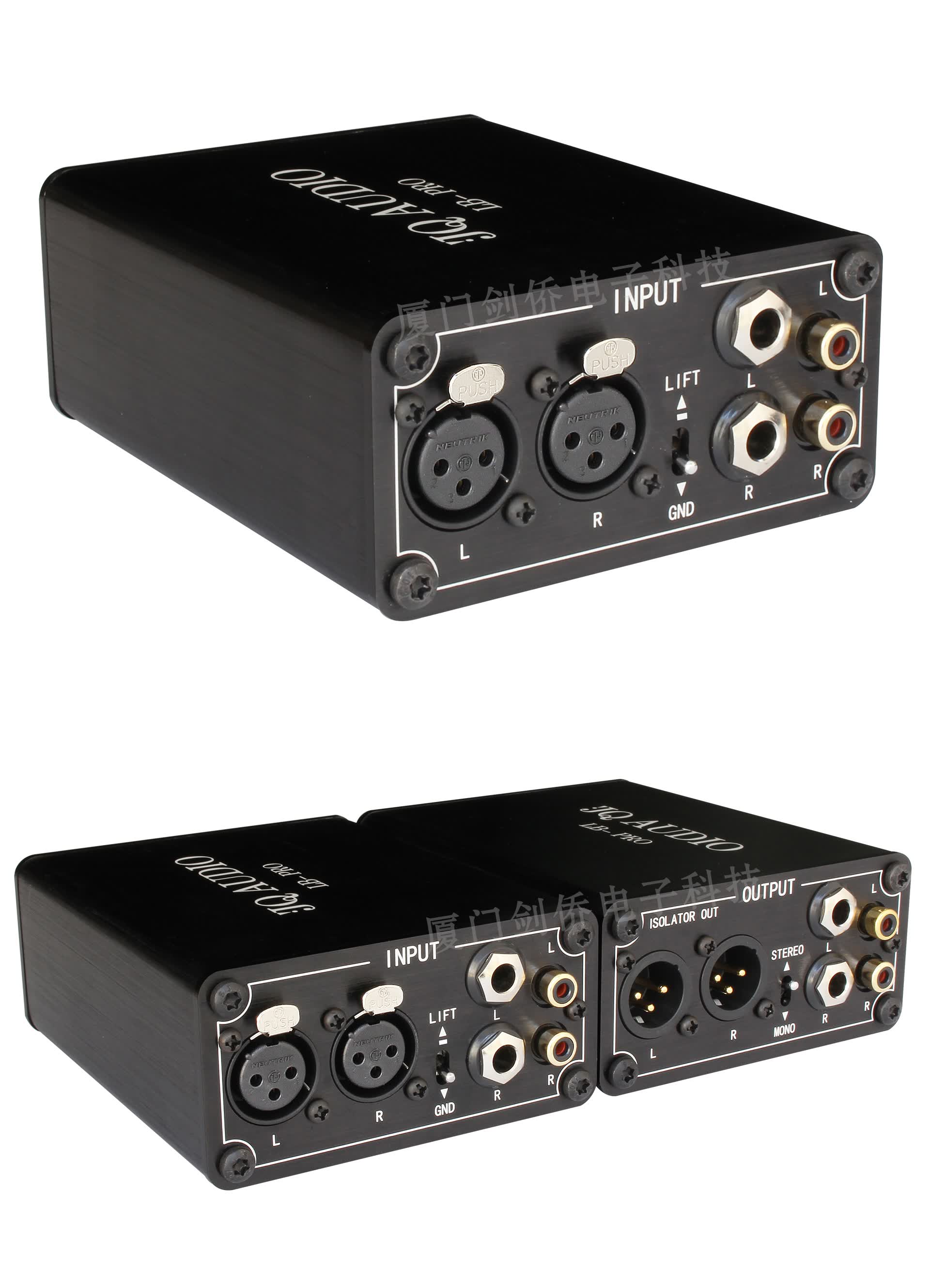 jqaudio剑桥音频隔离器系列la2llbprojqpro音响系统共地干扰噪声隔离