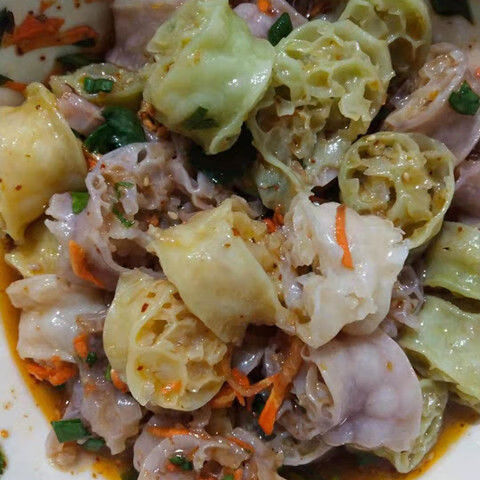 蔬菜味面藕彩色面藕面制品素麦筋素面面圈凉拌沾串吃果蔬面藕500g