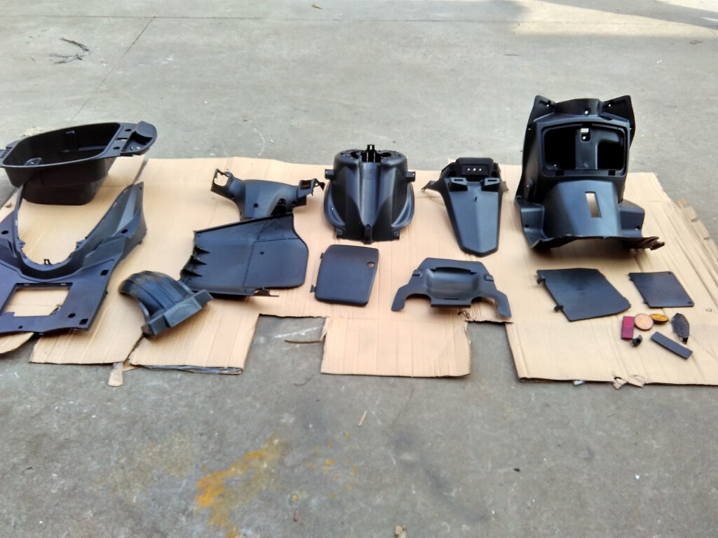 小迅鹰电动车全套abs外壳/塑件 红配白【图片 价格 品牌 报价】-京东