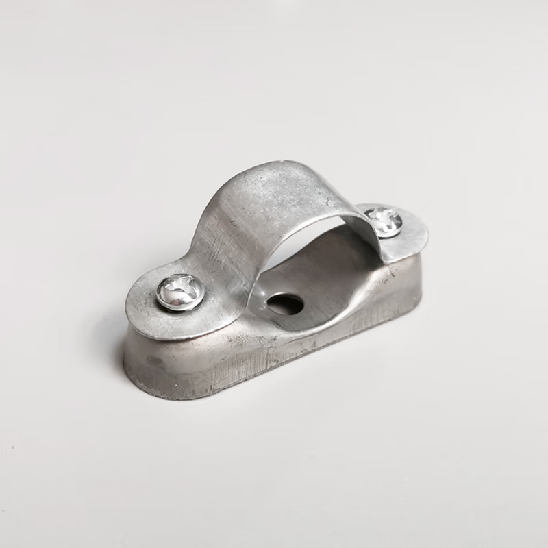 铝合金离墙码离墙卡马鞍卡元宝卡镀锌骑马卡铝制明装管卡20 25 32 16