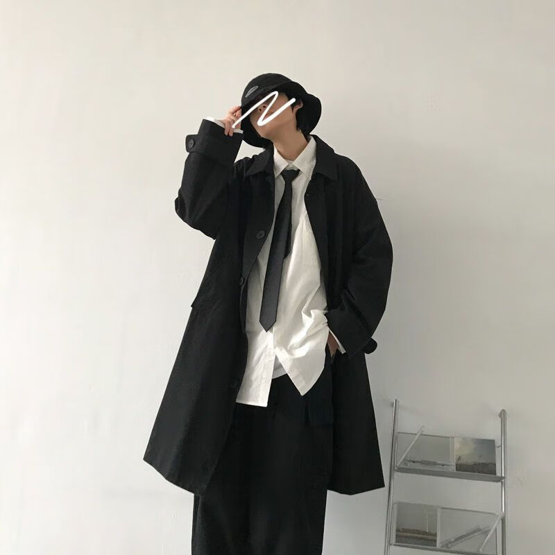 单件黑色风衣 m【图片 价格 品牌 报价】-京东