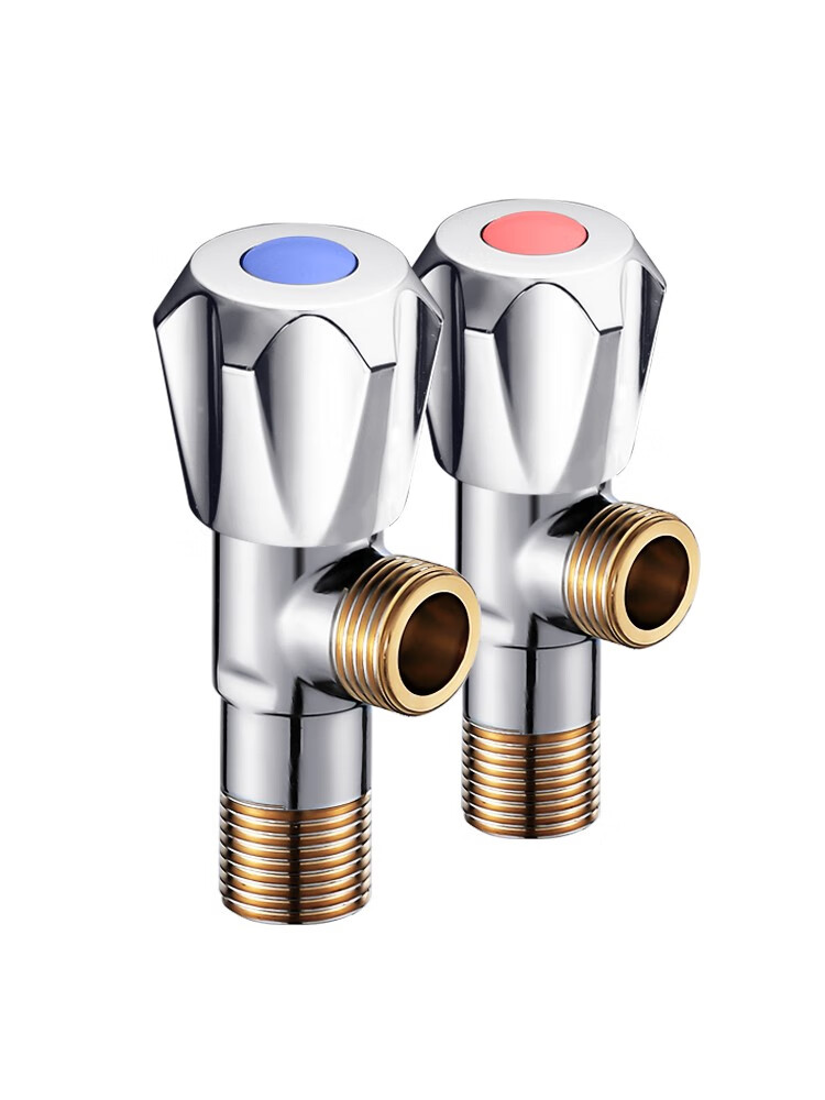 三角阀全铜冷热水阀门开关水家用304不锈钢三通一进二出止分水阀 304