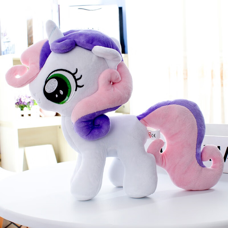 小马宝莉玩偶毛绒玩具独角兽宝莉公仔小马音韵公主娃娃女孩生日礼物