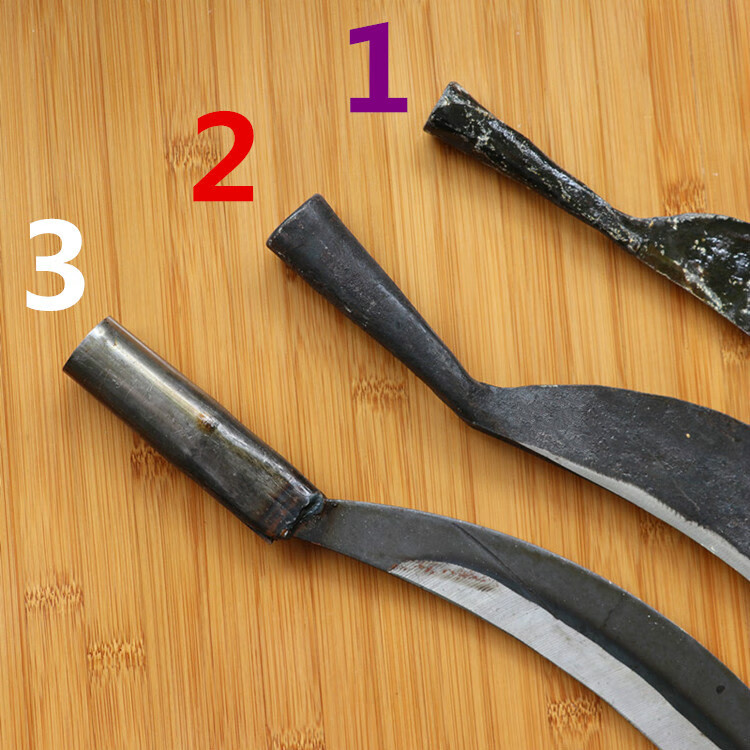 皮刀锰钢弯形树皮刮刀刮树皮铲子皮刨铁木刨批刀具手工五金工具深蓝色