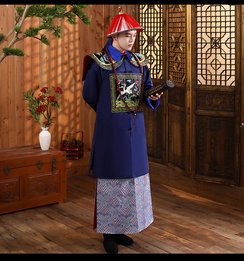 霖速清朝官服影视服装清朝官员侍郎官服朝服大臣服王爷服剧组群演古装
