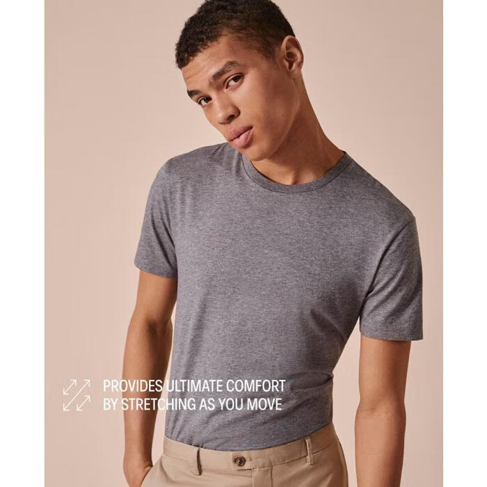 calvinklein凯尔文克莱恩ck男士t恤圆领短袖纯棉经典舒适休闲105037