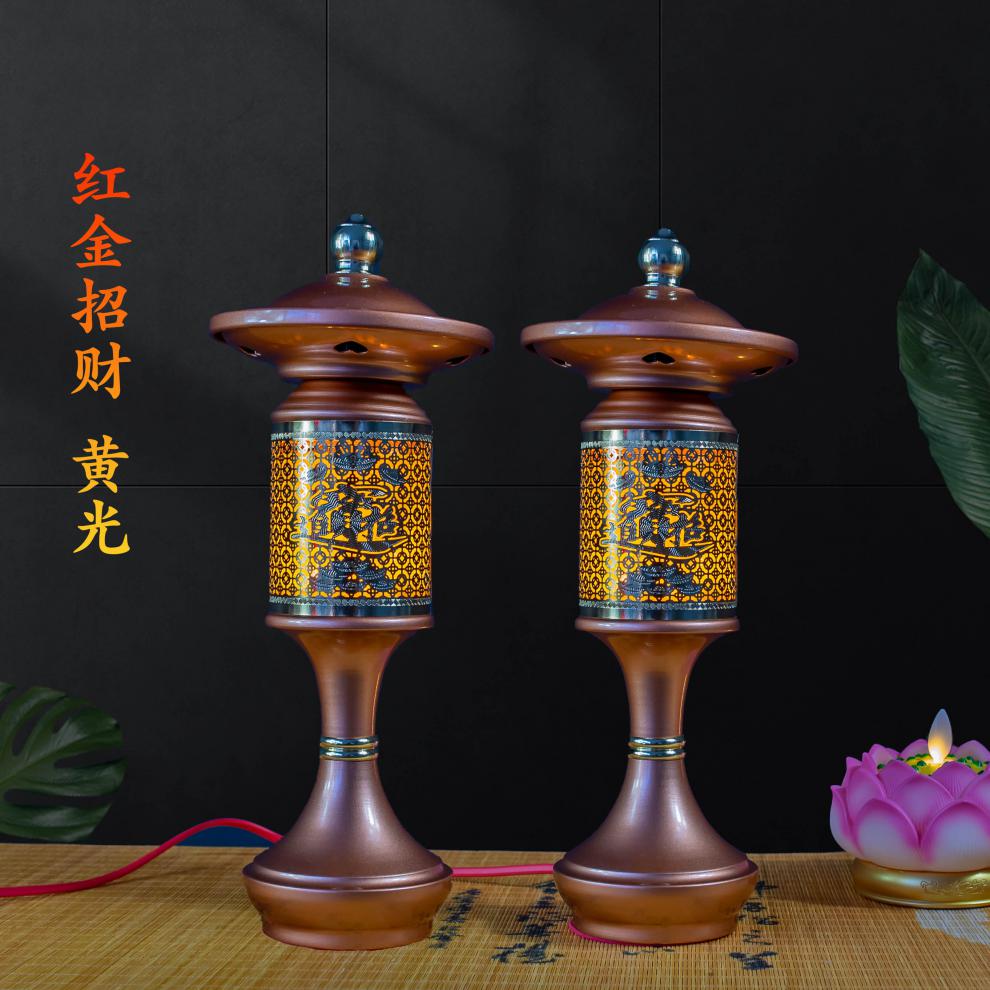 神台灯关公充电佛前财神灯led关公灯家用神台灯菩萨供灯灯长明灯复古