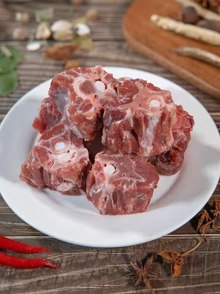 悦君心内蒙古牛蝎子5斤新鲜牛脊骨多肉现杀牛蝎肉多火锅牛脊背批发牛