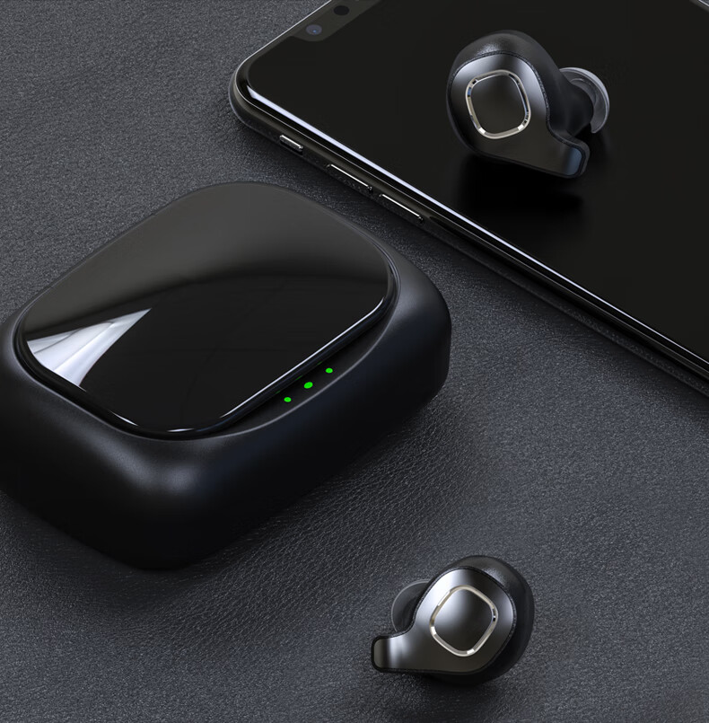 现代f8双耳真无线蓝牙耳机隐形降噪单耳入耳式超小型迷你超长待机续航