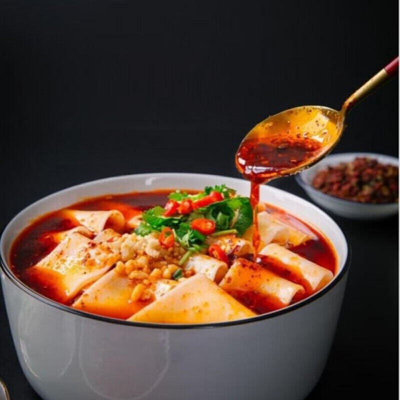 兰州火吧流汁宽粉甘肃兰州特产定西土豆粉宽粉速食麻辣烫火锅1包装