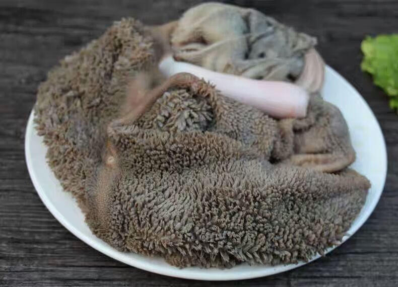 新鲜羊肉羊肚子山羊杂碎黑肚毛肚白肚养胃杂碎汤生食昌盛隆生羊毛肚5