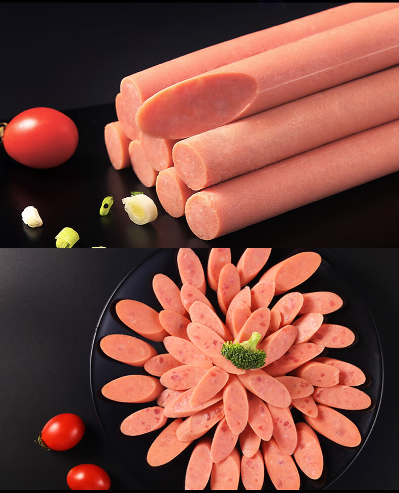 双汇大肉块火腿肠240g2袋俄式蒜香风味原味零食香肠肉肠俄式蒜香240g3