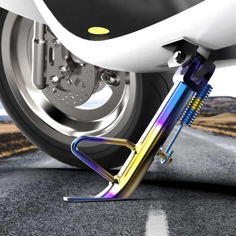 九号f90改装适用五羊本田电动车u-be cross配件mmax90边撑架烧蓝侧架