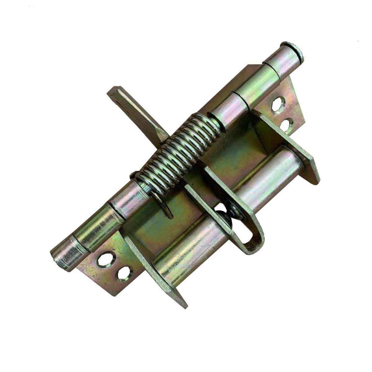 弹簧合页90度定位自动关闭纱门铝合金门窗合页铰链一付两个灰色定位