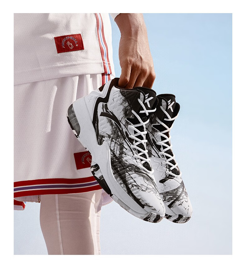 【kt3 team】安踏篮球鞋男kt汤普森外场实战运动鞋中帮皮网面篮球鞋