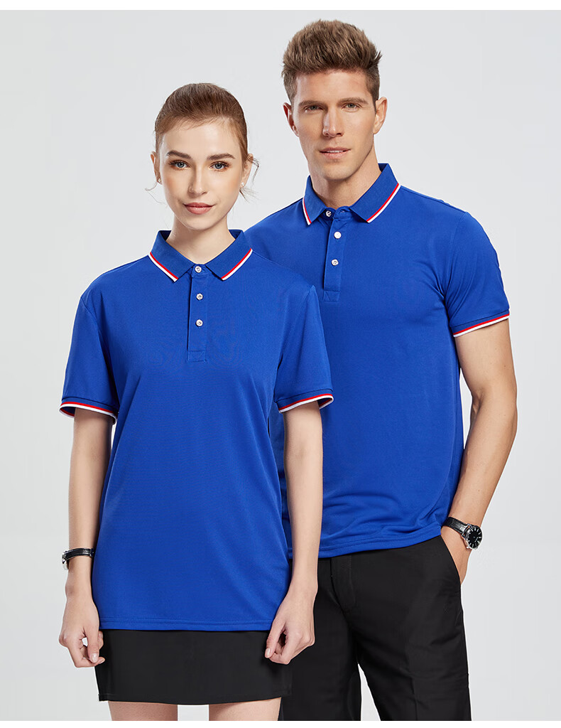 恒朔衫工作服定制夏季短袖印logo工衣定做t恤刺绣订制男polo企业车间