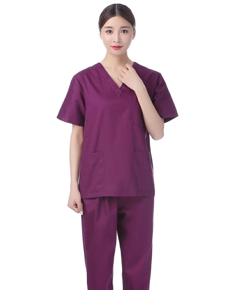 戈普旗棉洗手衣夏季女洗手衣衣刷手服长袖洗手衣室医生工作服套装s