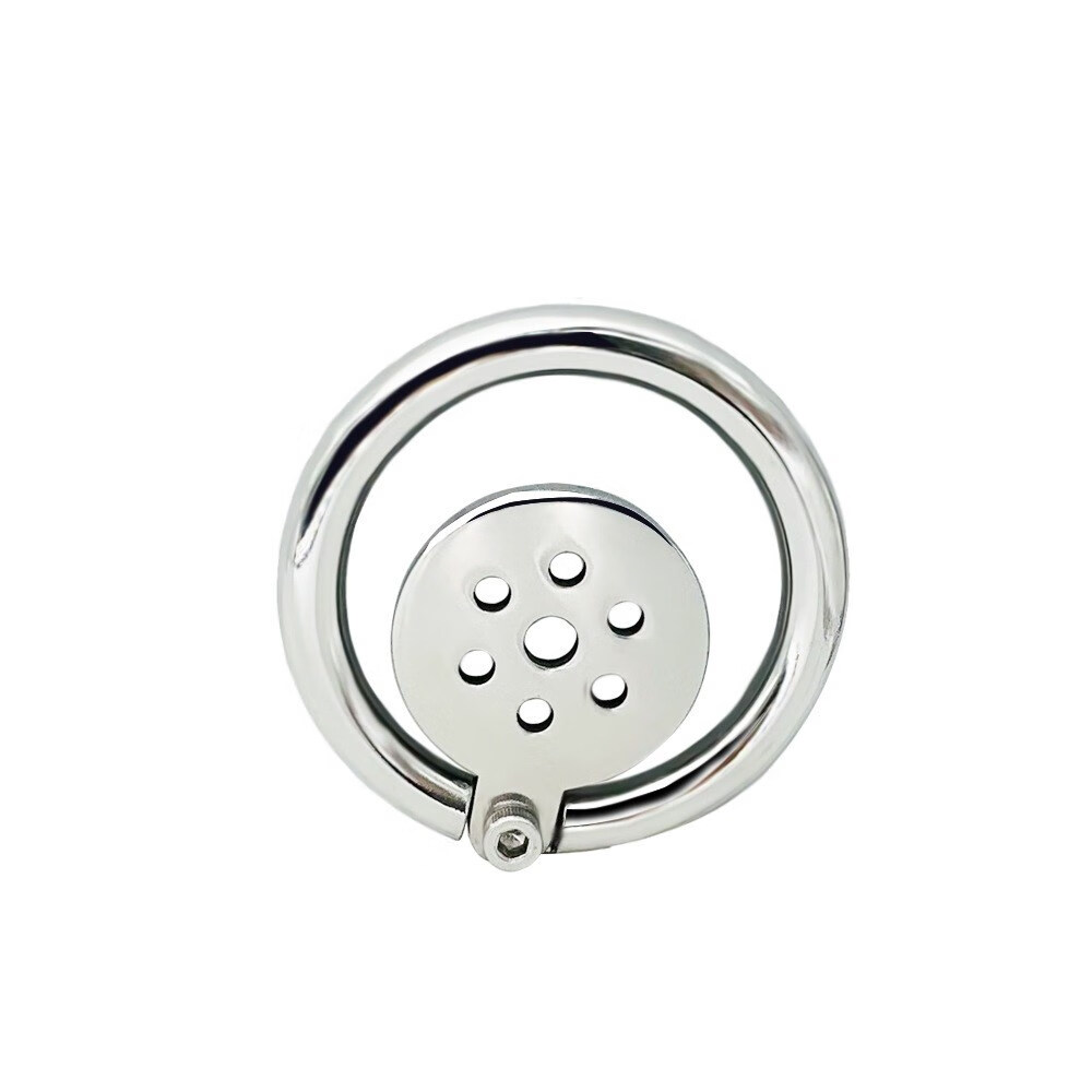 金属平板锁带导尿管纯平0值超微cb锁女装伪娘外出锁 30mm笼片 50mm卡