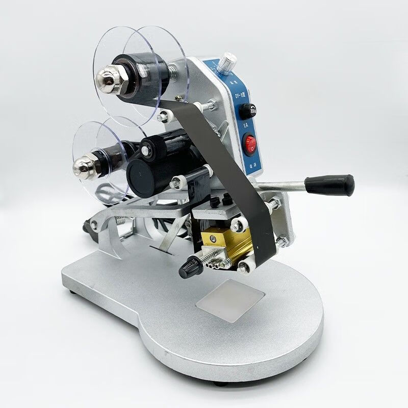 dy-8型手动色带打码机生产日期钢印批号直热式烫印字机器 官方标配