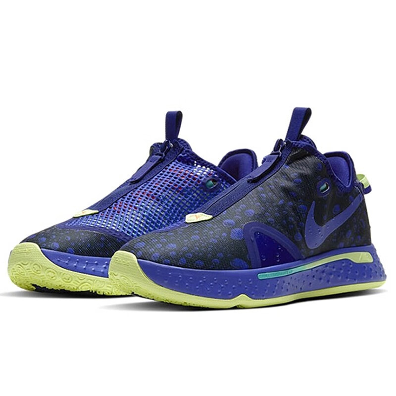 限量耐克nikepg4保罗乔治泡椒美国队奥利奥黑灰格纹黑白拉链蓝水滴