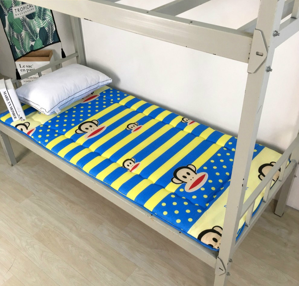 床垫学生宿舍上下铺09米单人滑可折叠床褥地铺垫流星之恋90x200学校上